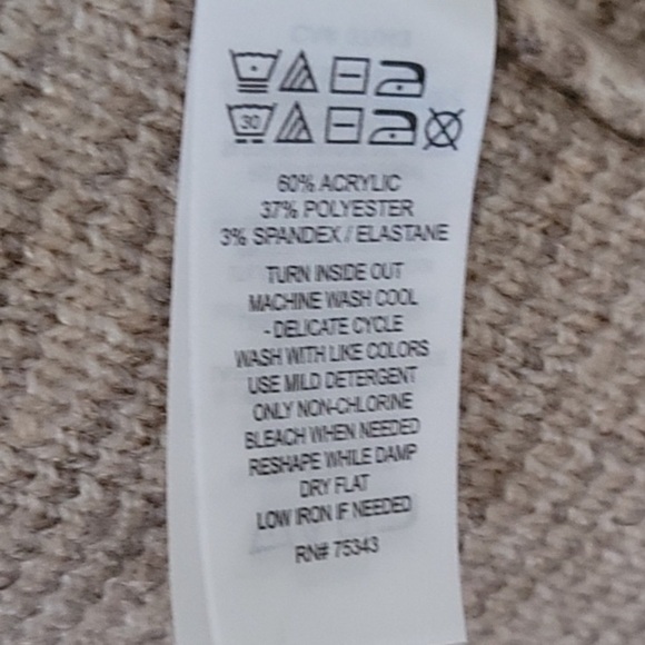 Sincerely Jules Color Block Long Open Cardigan Sweater SZ 1X - Picture 6 of 8